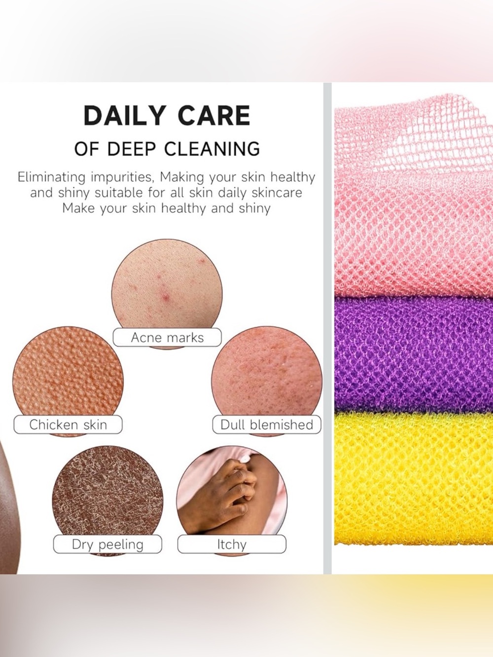 3 Pack Exfoliating Cloths NEW!